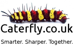 Caterfly Logo slogan url